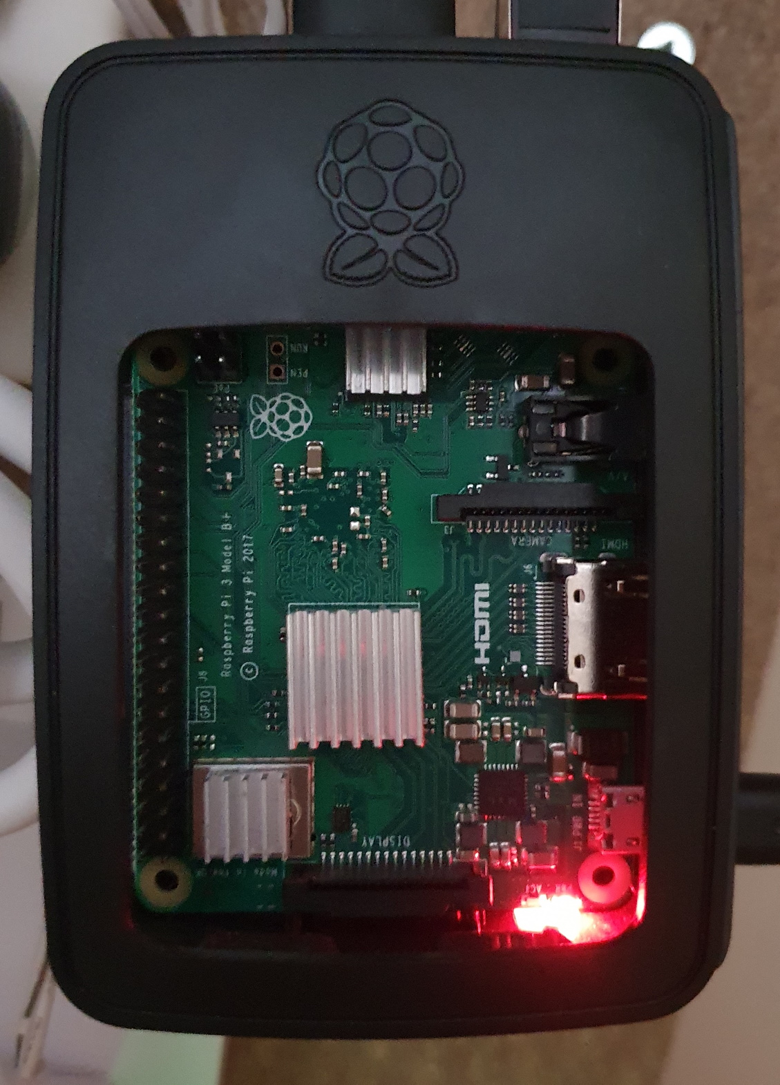 picture of my raspberry pi web server