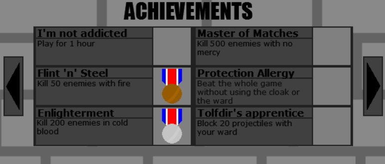 screenshot of any journey's achievements menu